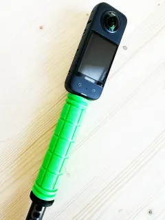 GripSki™ Pro Ski Pole Grips with Camera Mount (Pair) view 2